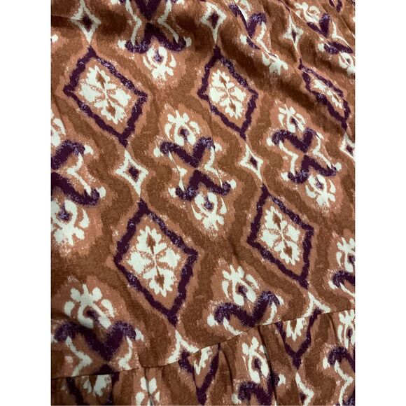 Knox Rose Medium Brown Boho Oversized Dress New - Picture 2 of 8